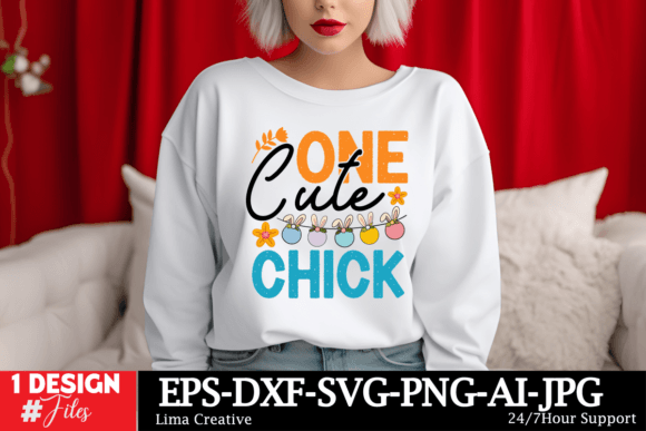 Download One Cute Chick SVG Cut File - Cute Collection