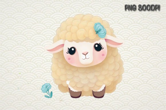 Download Watercolor Cute Sheep Clipart - Cute Collection