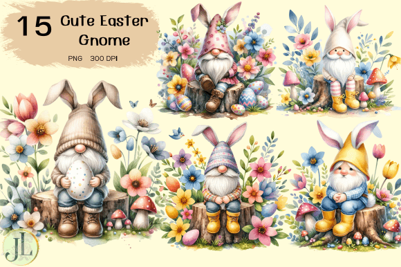 Download Cute Easter Gnome Sublimation Clipart - Cute Collection