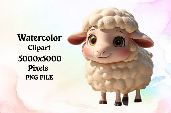 Download Cute Sheep PNG Clipart - Cute Collection