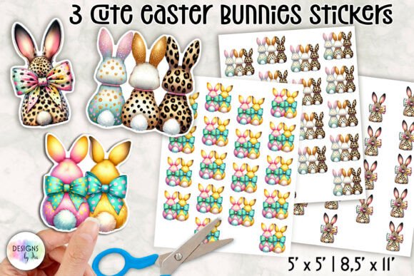 Download Cute Easter Bunny Stickers - Cute Collection