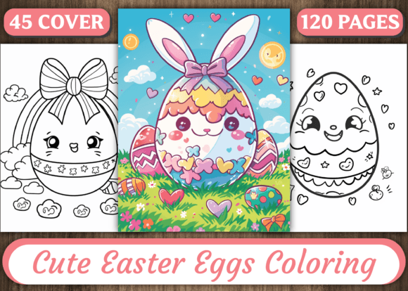 Download Cute Kawaii Easter Egg Coloring Pages - Cute Collection