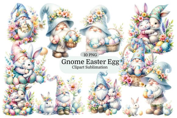 Download Cute Easter Gnome Sublimation Clipart - Cute Collection