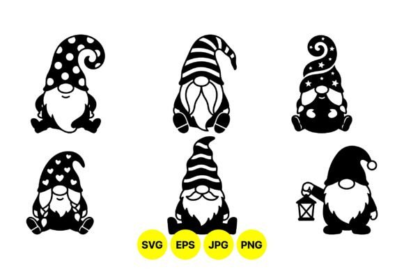 Download Cute Holiday Gnome Clipart Pack - Cute Collection