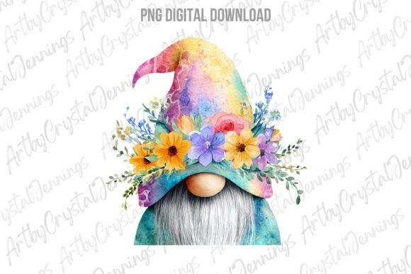Download Cute Faceless Spring Floral Gnome PNG - Cute Collection