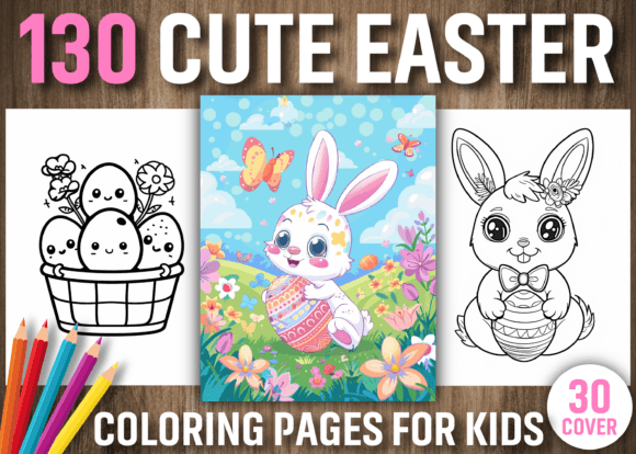 Download Cute Kawaii Easter Coloring Pages - Cute Collection
