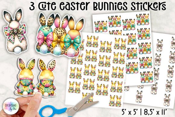 Download Cute Easter Bunny Stickers - Cute Collection