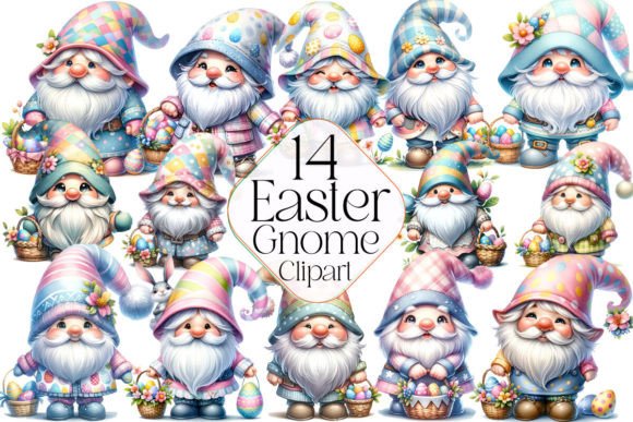 Download Cute Easter Gnome Sublimation Clipart - Cute Collection