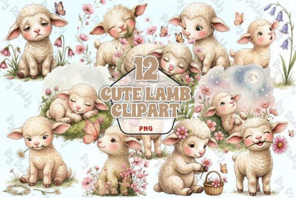 Download Cute Lamb Clipart PNG - Cute Collection