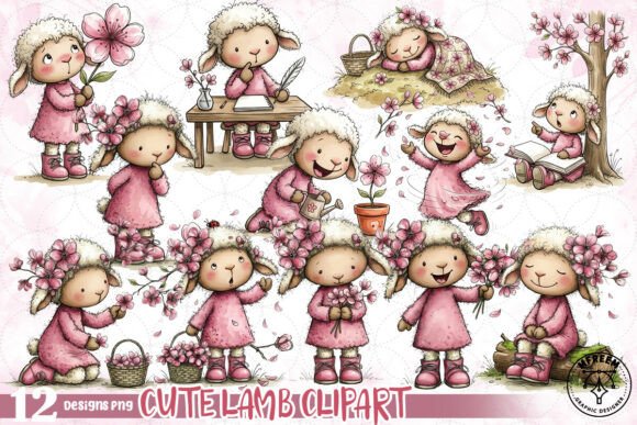 Download Cute Lamb Clipart PNG - Cute Collection