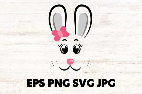 Download Cute Bunny Face SVG |Easter Bunny SVG - Cute Collection
