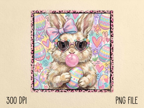Download Cute Easter Bunny Sunglasses Eggs PNG - Cute Collection