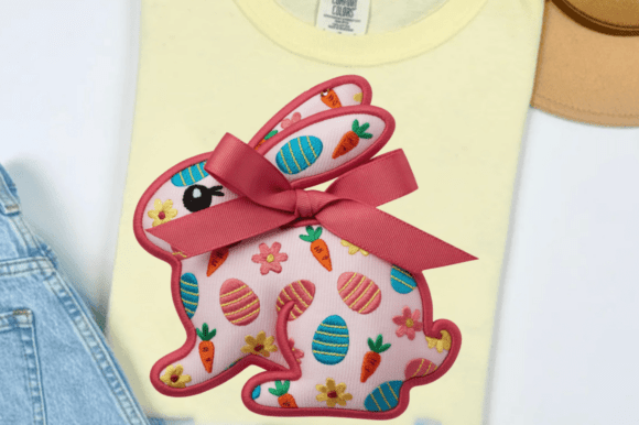 Download Cute Faux Yarn Crochet Easter Bunny PNG - Cute Collection