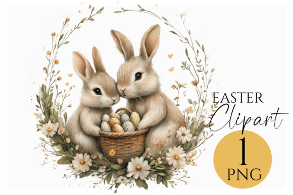 Download Cute Easter Bunny Clipart PNG Download - Cute Collection