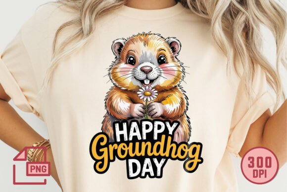 Download Cute Groundhog Day PNG Design - Cute Collection