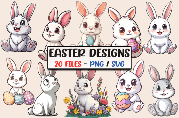 Download Cute Easter Sublimation Bundle SVG PNG - Cute Collection