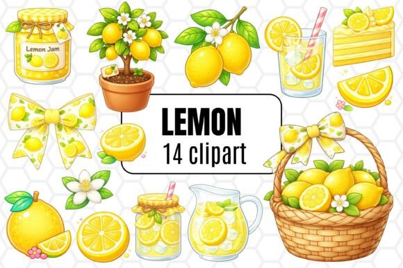 Download Cute Lemon Clipart Bundle - Premium Resources