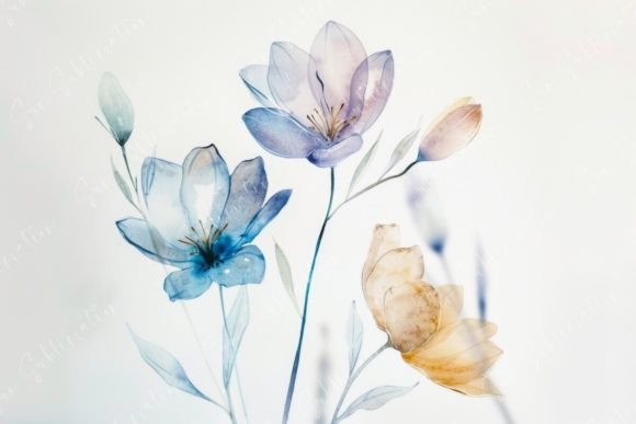 Download Delicate Watercolor Flowers - Delicate watercolor Collection