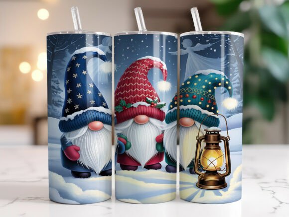 Download Cute Holiday Gnome Christmas Tumbler PNG - Cute Collection