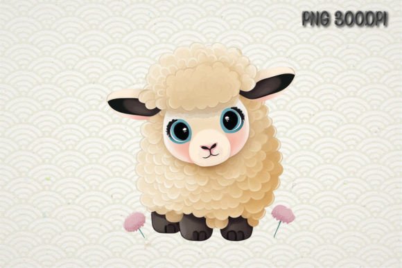 Download Watercolor Cute Sheep Clipart - Cute Collection