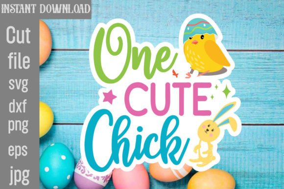 Download One Cute Chick SVG Cut File - Cute Collection